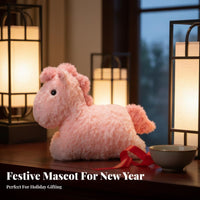 Astrological Horse Symbol New Year Gift Horse Soft Toy Soft-Textured Foal Soft Ie Good Luck Symbol House Decoration Cute Design