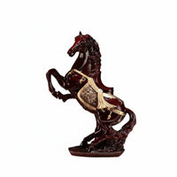 Auspicious Symbolism Chinese Success Horse Figurine Ideal Gift Feng Shui Horse Ornament Lifelike Design for Business Owners, Office, Desktop