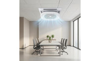 Adjustable Air Conditioning Air Deflector Double-Layer Household Accessory