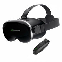 Private Home Theater 3D Movie Headset Adjustable VR Headset Controller Control Included Head Mounted Display Anti-Blue Light for Gamers, Gaming