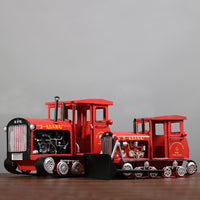 Dongfanghong 54 Tractor Metal Model Ornament, Iron Art, Classical Style