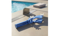 Extended Arm Blue Mounting Clamp Curved V-Pad Clamp