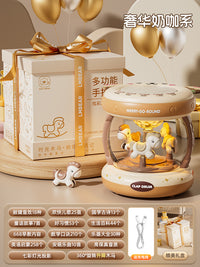 婴儿玩具旋转木马手拍鼓儿童0到1岁6-12个月8宝宝早教音乐拍拍鼓9