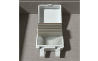 Card Box with Hinged Lid Compact Organizer Rectangular Container for Desk
