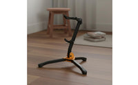 Long-Lasting Foldable Saxophone Stand Padded Contact Points Alto Tenor Sax Stand Portable Saxophone Tripod for Musicians, Students, Home Studio, Stage Performance, Music Class
