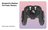 Responsive Ph Controller Game Controller with Fan Rechargeable Physical Button Ph Controller Brushless Engine for Gamers, Travel