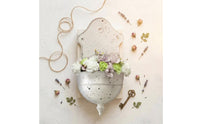 Iron Wall Planter Vintage Easy to Install Metal Plant Holder for Patio