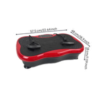 Adjustable Speed Whole Body Vibration Machine Wireless Control Shaking Exercise Machine Resistance Bands Vibration Platform Compact Design