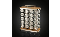 Seasoning Jar Rack Compact Seasoning Bottle Organizer Narrow Profile Modern for Cooks, Kitchen, Dining Room