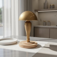 Tabletop Hat Stand Detachable Design Hairpiece Stand Wooden Base Stable Support for Retail Store
