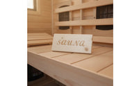 Sauna Door Handle Engraved Wooden Sauna Handle Rectangular Smooth for DIYers, Steam Room