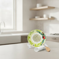 Garlic Grater Plate with Brush Textured Garlic Grater Plate for Kitchen
