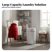 Single Tub Washing Machine 2-in-1 Wash & Centrifuge Semi-Automatic Space-Efficient Washer Single Tub Washer Space-Saving