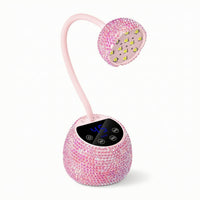 Nail Lamp with Gooseneck Rechargeable Gooseneck Nail Lamp Cordless Flexible for Manicurists, Home Manicure