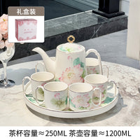 中国风高档轻奢茶具套装2025新款水杯家用客厅茶杯陶瓷乔迁送礼盒
