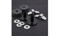 12 Pieces Hand-Tightened Drum Accessory Kit Universal Drum Replacement Parts Zinc Alloy Cymbal Stand Wing Nuts Easy to Install for Drummers, Percussionists, Stage, Rehearsal Studio, Music School