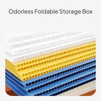 Foldable Storage Box with Lid, Large Capacity Organizer