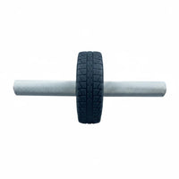 Core Roller Metal Body Core Roller Wheel Ergonomic Handles Fitness Equipment for Beginners, Home Gym