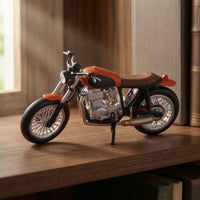 1:64 Motorcycle Model Detailed Small Collectible Spoked Wheels