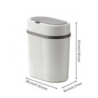Sensor Trash Can Matte Finish Smart Trash Can Ribbed Side Panel