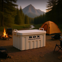 Large Capacity Plastic Storage Box, Portable Organizer