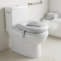 Inflatable Toilet Seat Cushion Non-Slip Suction Cups Portable Toilet Seat Pad Self Restroom Accessory for Elderly Individuals