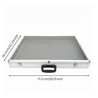 Card Storage Case Transparent Cover Hardrigid Enclosure Case Carrying Handle
