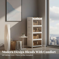 Foldable Design Foldable Double-Door Cabinet Multifunctional Household Storage Large Capacity Shelf Organizer Easy Assembly for Home Organizers, Families, Homeowners, Playroom, Living Room, Bedroom, Bathroom