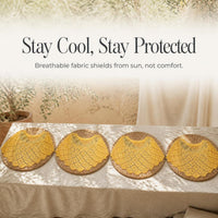 Sequined Knit Poncho Shawl with Brooch for Women, Sun Protection Air Conditioning Cover Up, Thin Summer Style