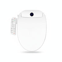 Wireless Controller Control Electric Bidet Toilet Seat Waterproof Heated Bidet Toilet Seat Adjustable Temperature Night Light