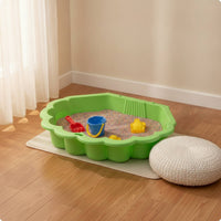 Sand and Water Play Basin Versatile Sensory Activity Tray Easy-to-Clean Sandbox Container for Kids