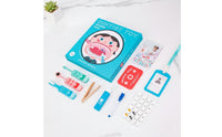 Educational Wooden Dentist Toy Set Role Play Dentist Toy Set Interactive for Preschoolers