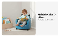 Cartoon Design Creature Character Chair Soft and Cuddly children's Upholstered Lounge Chair Comfortable Cushioning kids' Furniture Easy to Clean for Toddlers, Girls, Parents, Reading Corner, Playroom, Kindergarten, Bedroom
