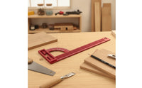 Woodworking Square Protractor Aluminum Alloy 90-Degree Angle Ruler with Protractor High Precision Carpentry Square