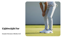 men's Cleated Golf Shoes Comfortable Lightweight Golf Sneakers Full-Day Comfort Breathable Course Shoes for Golfers, Athletes, Outdoor, Driving Range