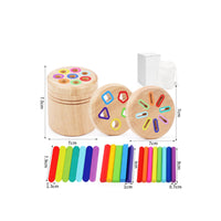 Sorting Cylinder with Drawstring Bag Child-Centered Shape-Sorting Toy Shape Sorter Educational Early Learning for Toddlers