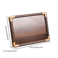 Necklace Display Board Gold Tone Jewelry Tabletop Display Board Rectangular for Jewelers, Collectors, Retail Counter, Vanity, Dresser