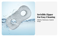 Neck Support Anti-Pressure Ear Pillow Ergonomic Design Pillow with Ear Holes Breathable for CNH Patients, Headphone Users, Beauty Salon, Bed
