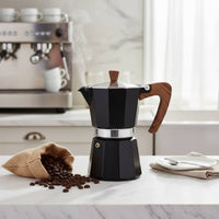 Italian Espresso Pot Pot Safety Pressure Release Stovetop Espresso Brewer Kitchen Appliance Long-Lasting Design Kitchenware