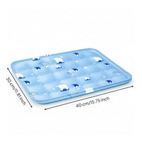 Cooling Seat Cushion Soft Gel Seat Cushion Chair Pad with Gel Low-Profile Machine Washable for Office Workers, Floor Seating