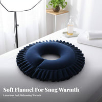 Latex Memory Foam U-Shaped Face Pillow Removable Cover U-Shaped Face Cushion Washable for Masseurs, Beauticians, Beauty Salons, Spas, Travel