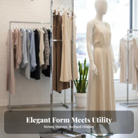 Freestanding Multi-limb Display Stand sturdy Construction Adjustable 4-limb Rack SpaceSaving retail outlet apparatus Easy Assembly for Retailers, Boutique Owners, Showroom, Market Stall