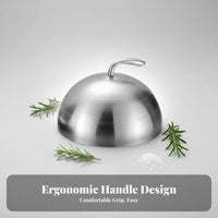 Brushed Finish Stainless Steel Steak Cover Long-Lasting Teppanyaki Grill Cover Easy to Clean for Chefs, Home Cooks, Restaurants, Banquets