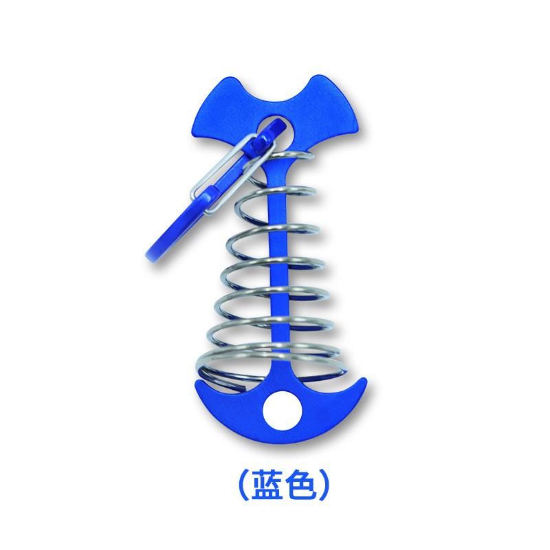 户外弹簧加长鱼骨地钉露营帐篷天幕配件栈道甲板扎营用源头工