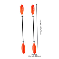 Aluminum Alloy Paddle Double Ended   Band Paddle Buoyant   Band for Freshwater, Saltwater