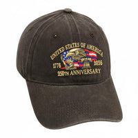 USA 250th Anniversary Cap Breathable Material 1776-2026 Commemorative Hat Lightweight Headwear All-Season Wear for National Holidays