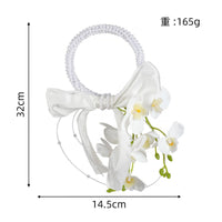Bridal Floral Accessory with Pearls Pearl Bouquet Formal for Weddings
