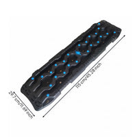 Wave Grip Away-from-Road-Highway Recovery Board Side Grips Away-from-Road-Highway Traction Board Molded Sand Mud Winter Precipitation Traction Mat Easy to Clean