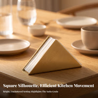 Compact Paper Napkin Holder Minimalist Metal Napkin Holder Brushed Tableware Modern for Hosts, Dining Table, Countertop, Restaurant, Hotel