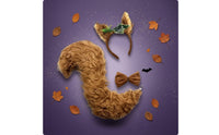 Animal Ears Headband and Tail Set Furry Animal Ears Headband and Tail Set Soft Faux Hair Costume Accessories for Dress Up
